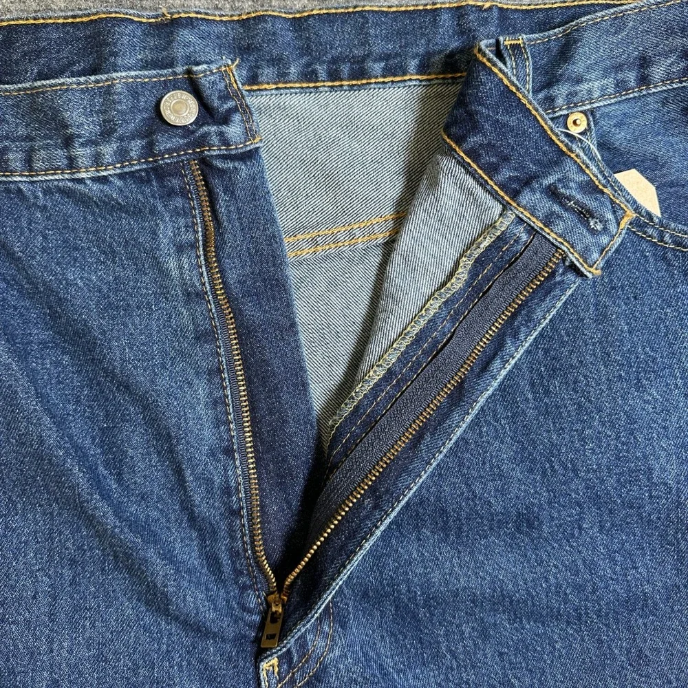 NWT Levis 550 Relaxed Fit Tapered Leg Jeans Mens 50x29 Big and Tall Blue Denim